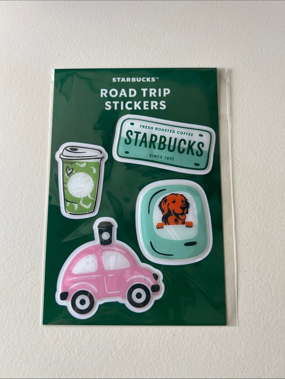 Starbucks Road Trip Collection Stickers & Keychain Summer 2026 - New - Picture 2 of 4